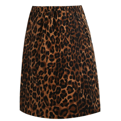 Feitong Women Skirts Casual Retro Low Waist Leopard Printing Evening Party Short Skirt Party Casual Skirts Femme Faldas Mujer